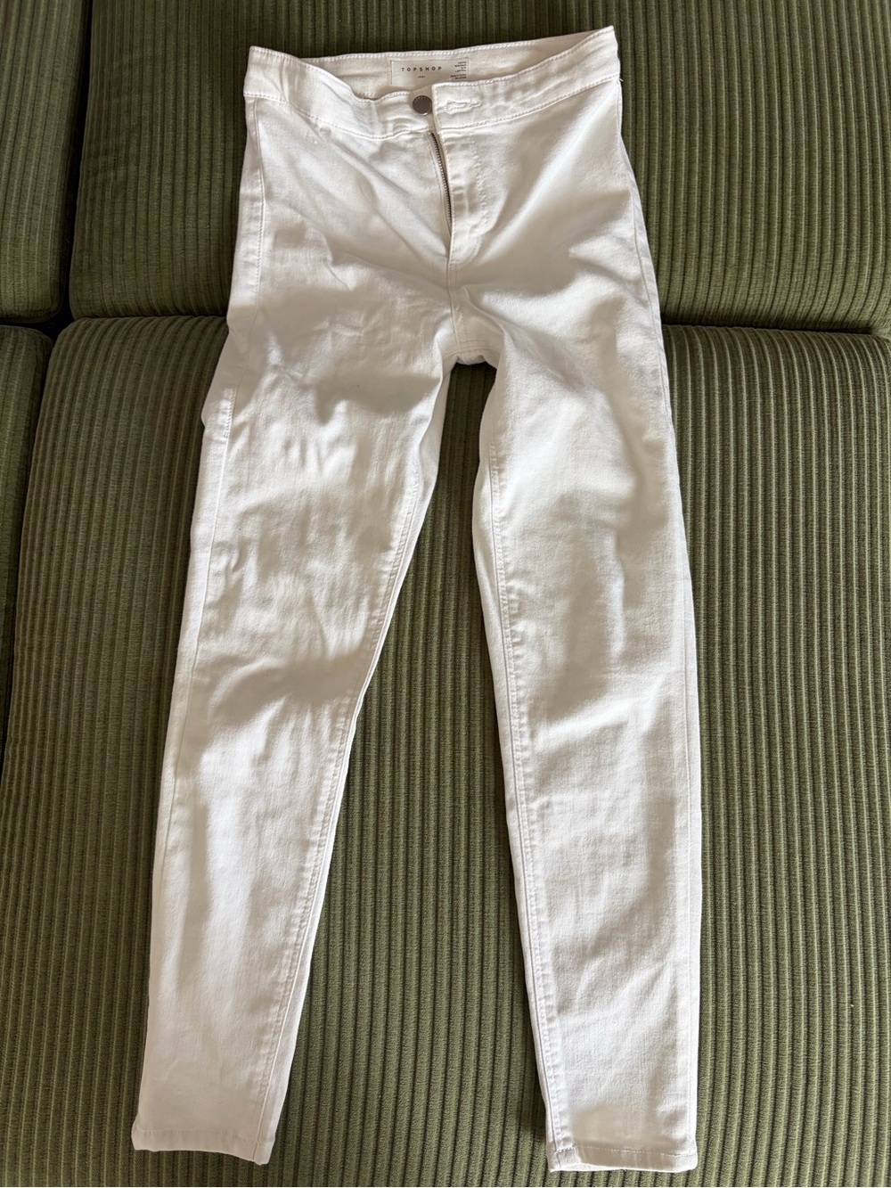 Topshop White JONI Skinny Jeans for Women